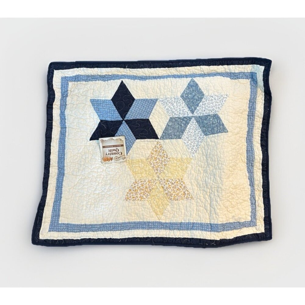 Cracker Barrel‎ 1 Sham Stars Quilted Country Cottagecore Farmhouse NWT